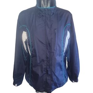 Wind River Navy Light Jacket with Teal And White Accents XL